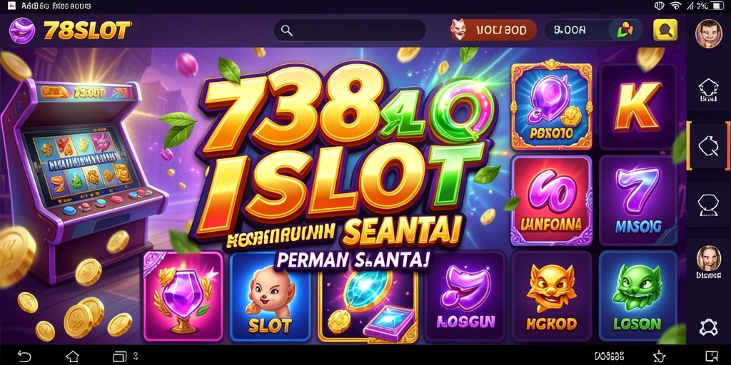Tampilan gameplay seru di 738SLOT dengan berbagai tema menarik.