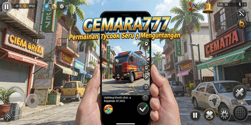 Tampilan gameplay seru dari CEMARA777 yang memukau.