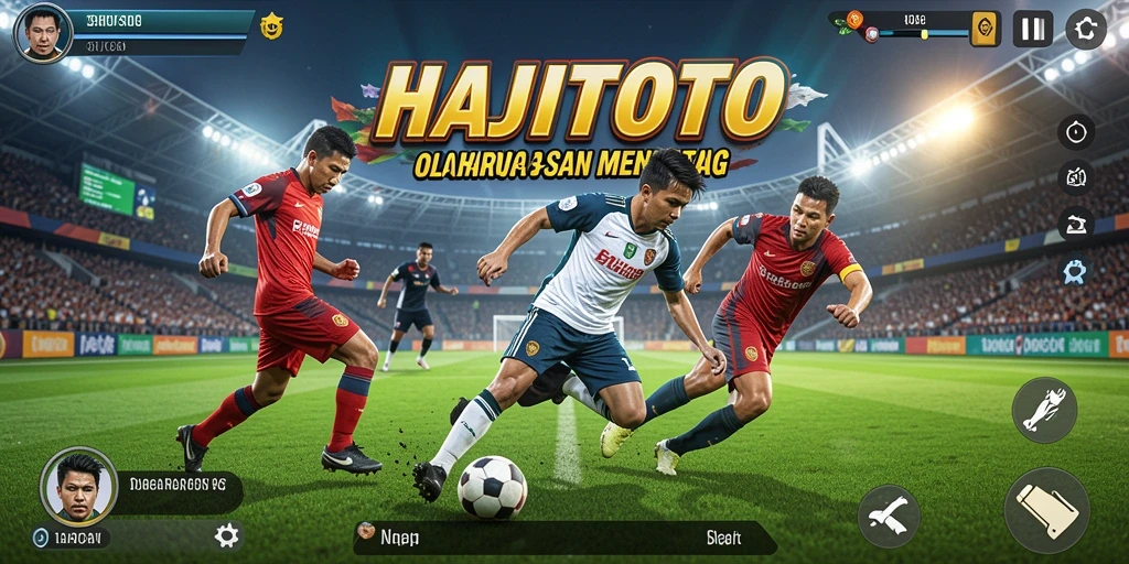Tampilan gameplay HAJITOTO yang menampilkan aksi olahraga seru.