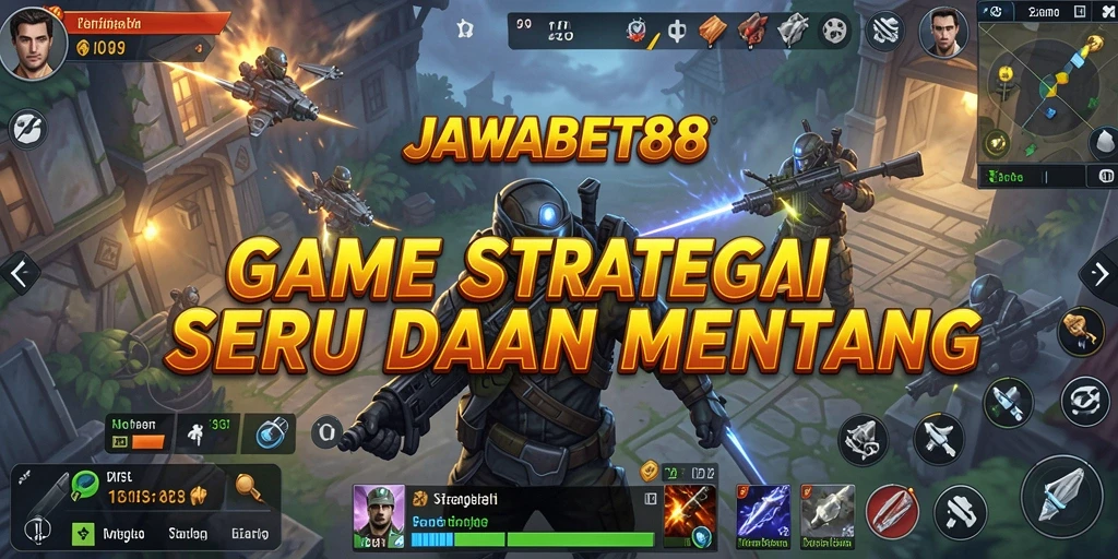 Gameplay strategis seru di JAWABET88 dengan pertempuran intens.