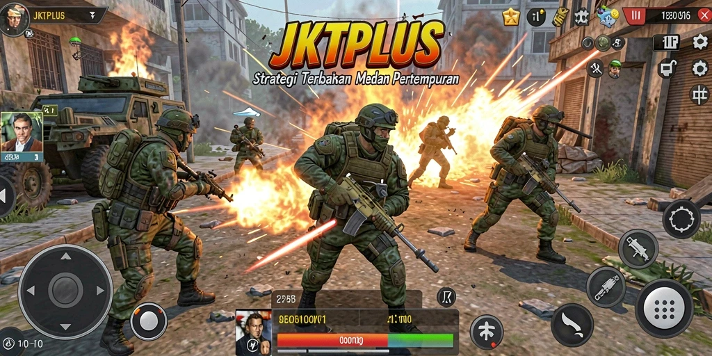 Tampilan gameplay JKTPLUS yang menegangkan dan penuh strategi.
