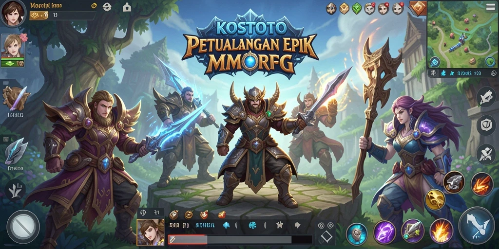 Screenshot gameplay KOSTOTO dengan aksi seru dan grafis menawan.