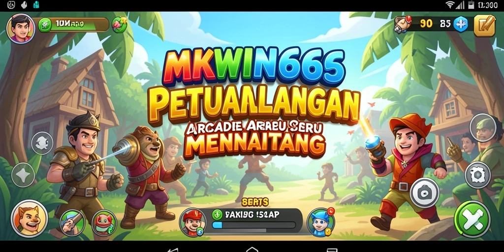 Tampilan gameplay seru dari MKWIN666 di dunia Arcade.