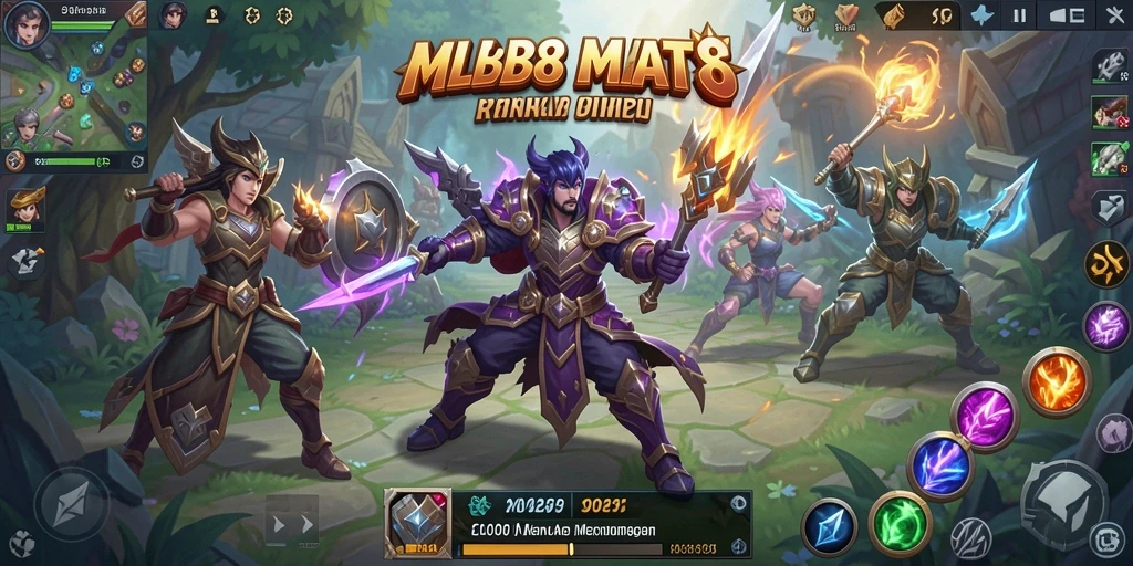 Tampilan menarik dari gameplay Slot MLBB8 yang seru.