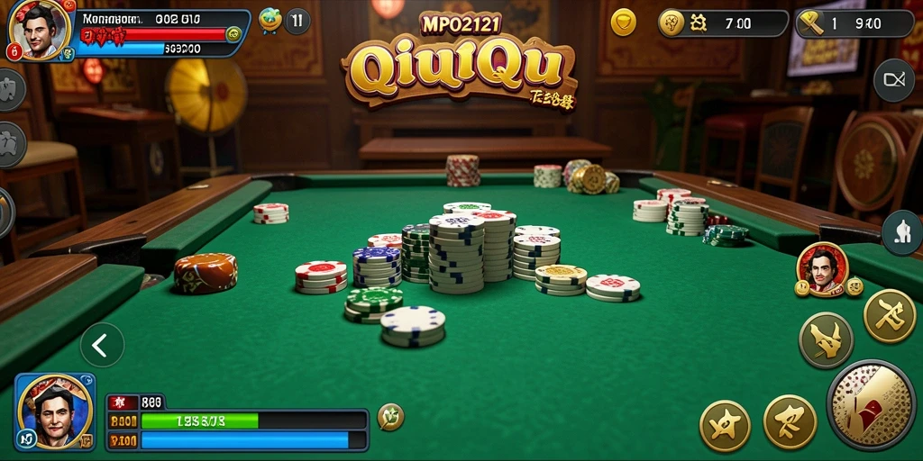 Screenshot gameplay QiuQiu di MPO2121 yang mendebarkan.