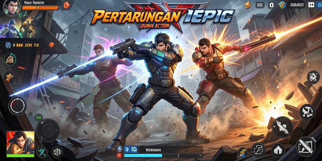 Tampilan gameplay NA777 yang penuh aksi dan ketegangan.