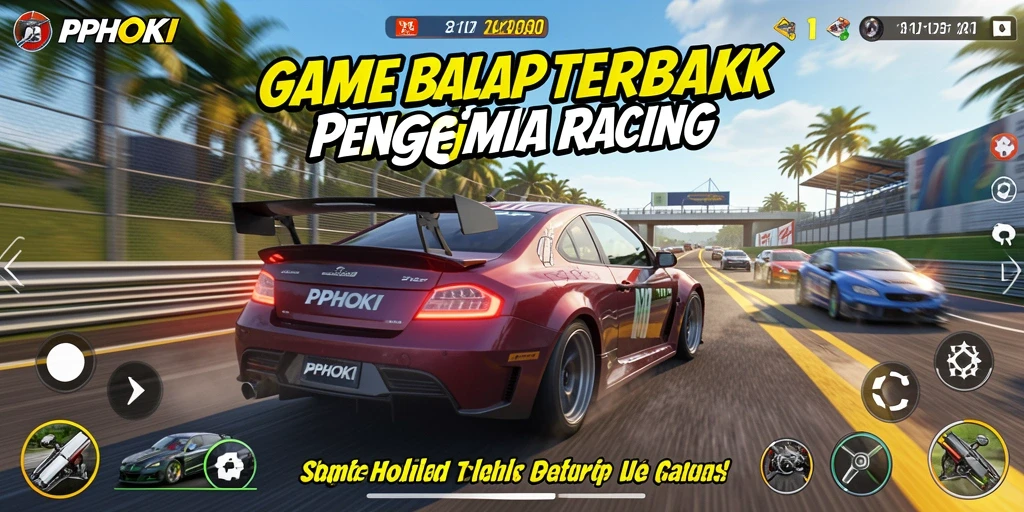 Tampilan gameplay Racing PPHOKI yang penuh aksi dan adrenalin.