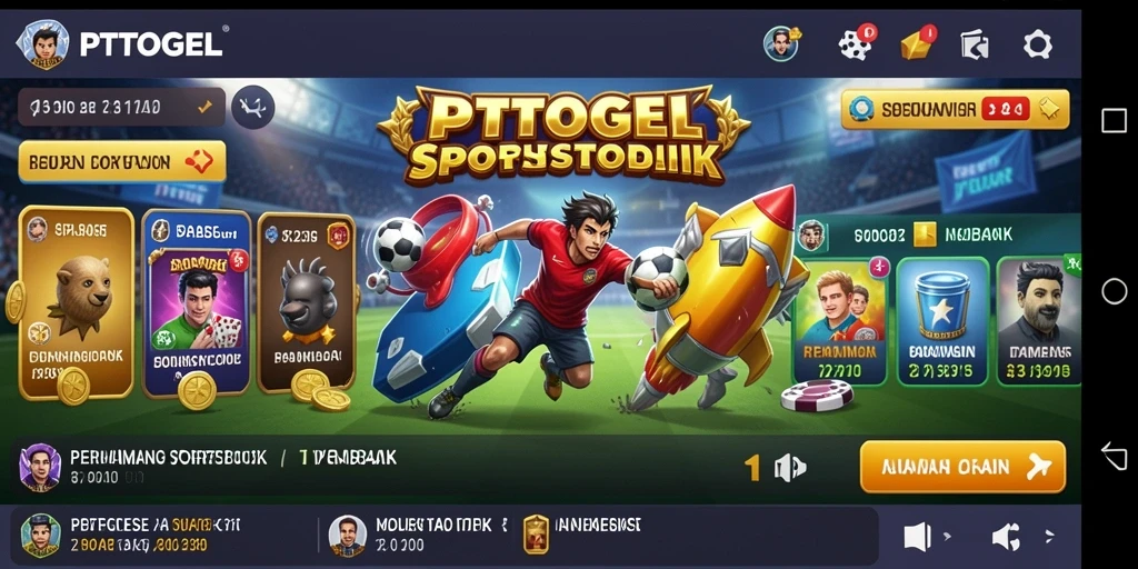 Tampilan gameplay PTTOGEL yang menarik dan interaktif.