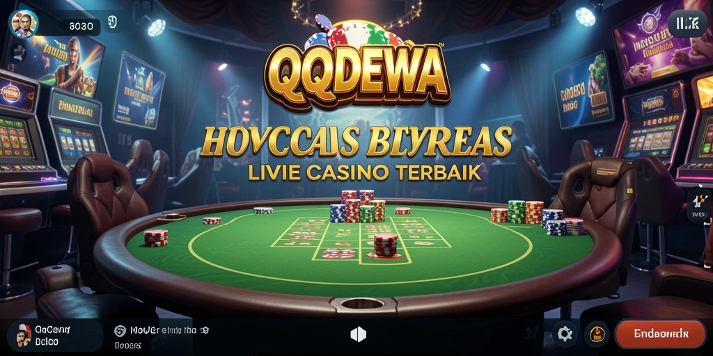 Gameplay Live Casino menarik di QQDEWA dengan dealer profesional.