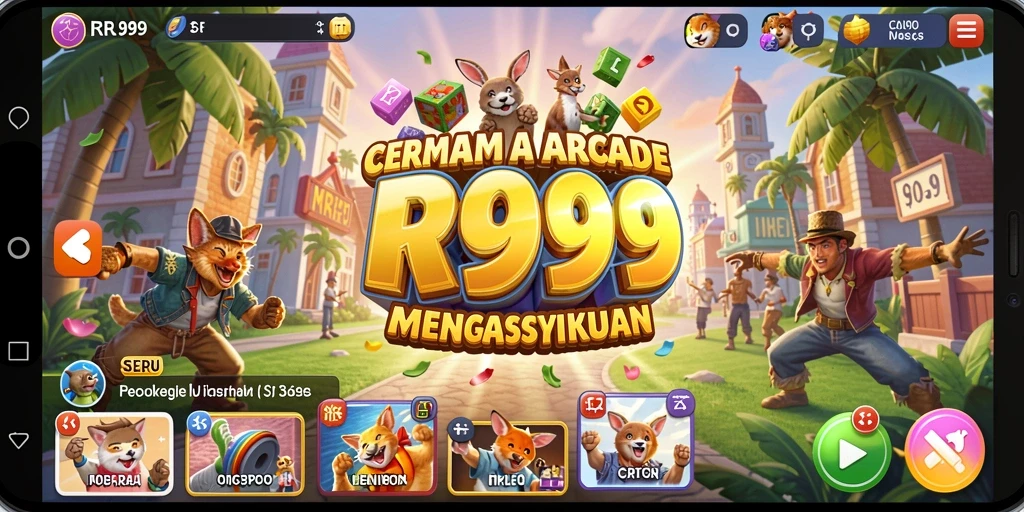 Tampilan gameplay yang seru dan penuh aksi dari RR999.