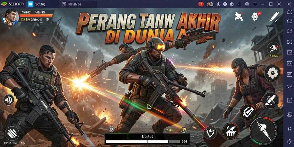 Tampilan aksi seru dalam gameplay SELTOTO yang mendebarkan.