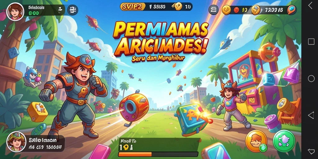 Tampilan gameplay seru dari SVIP2 yang menantang.