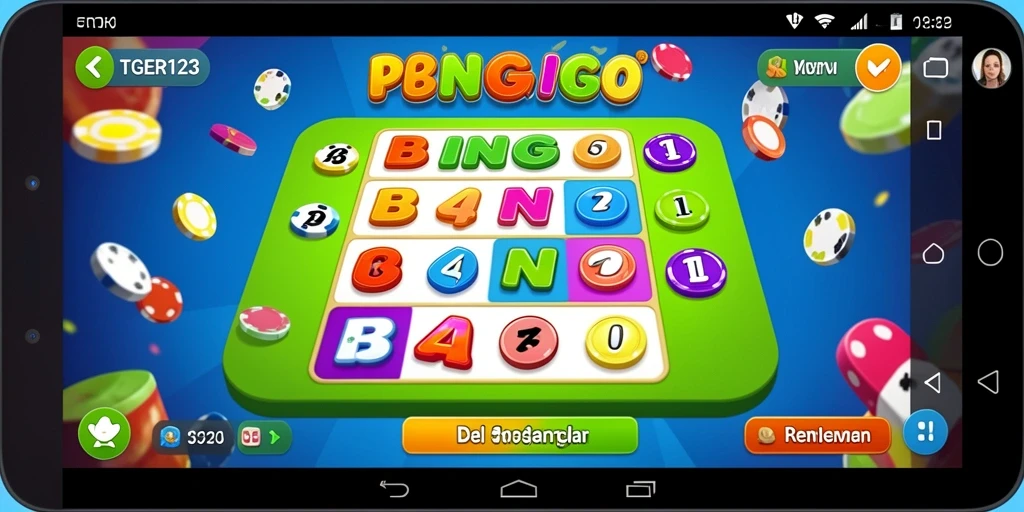 Screenshot gameplay TGER123 yang menunjukkan keseruan bermain Bingo.